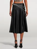Laetitia Stretch Silk Skirt