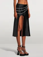 Laetitia Stretch Silk Skirt