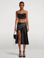 Laetitia Stretch Silk Skirt