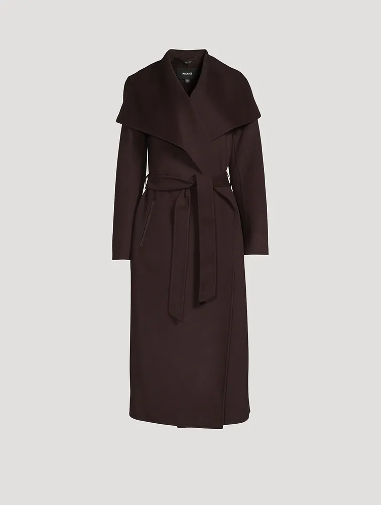 Mai Belted Wool Wrap Coat