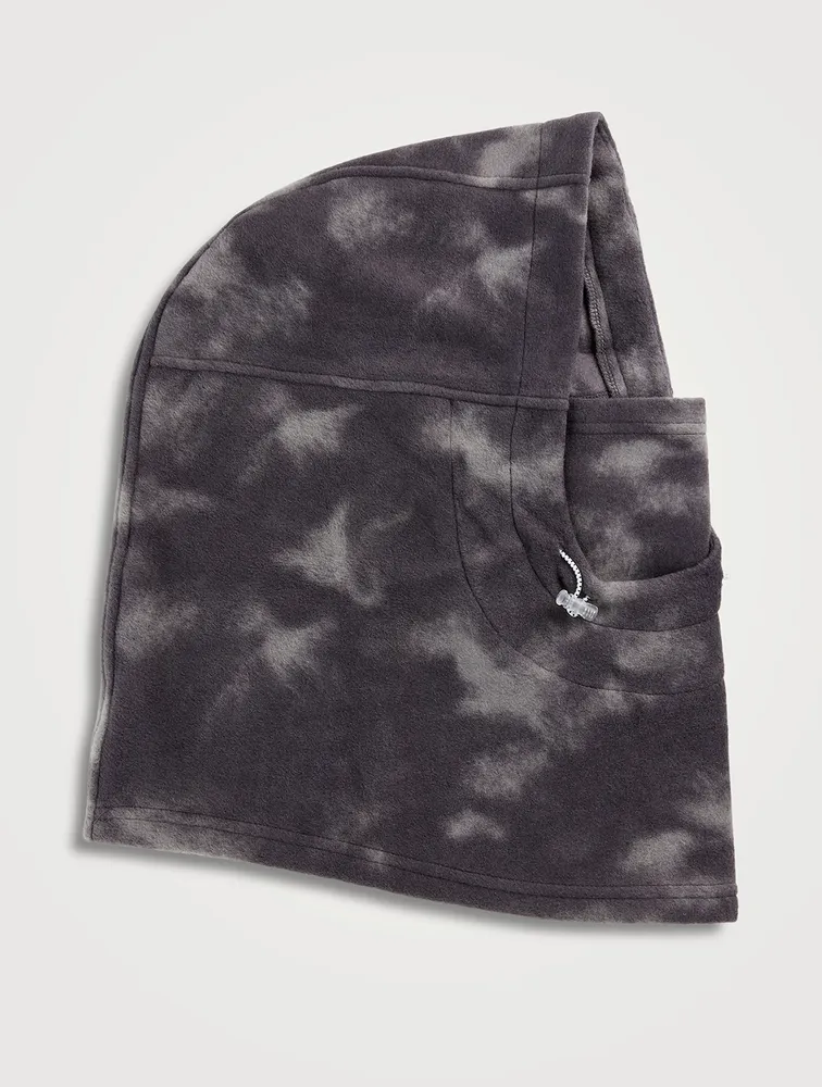 Fleece Tie Dye Hood Warmer