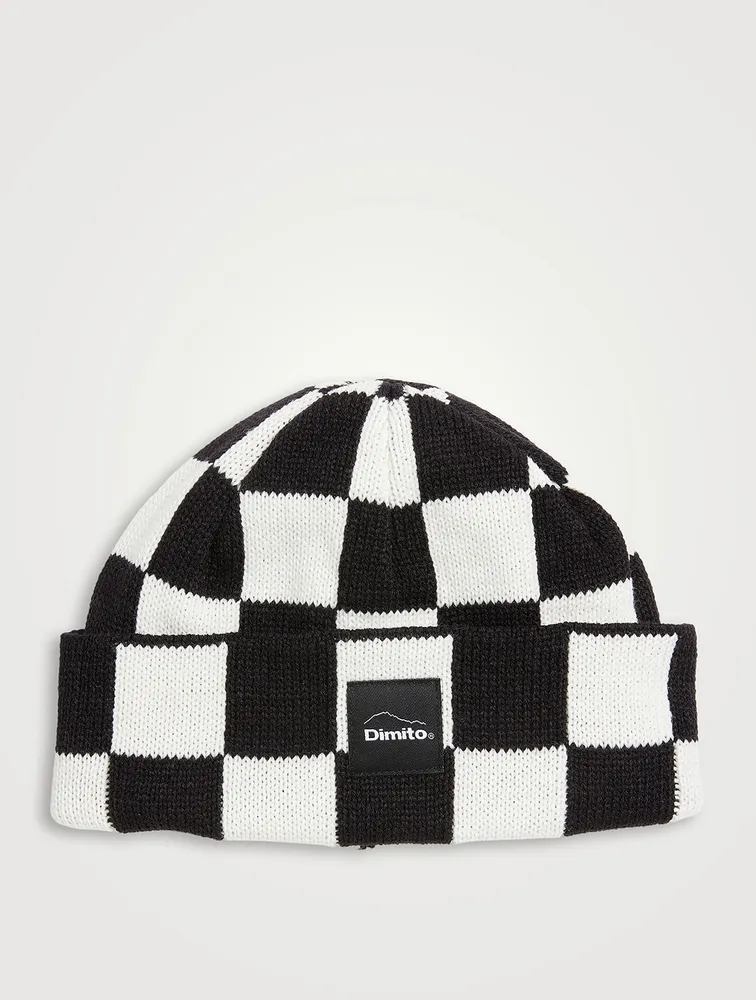 Checker Knit Toque