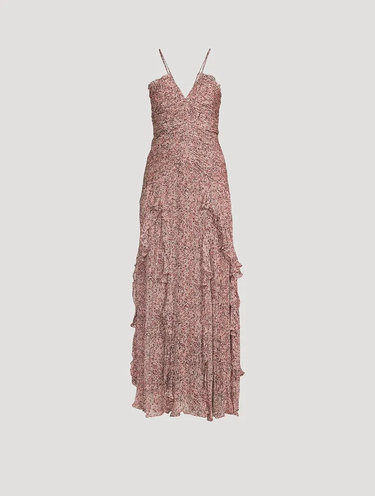 Cynthia Frill Long Dress