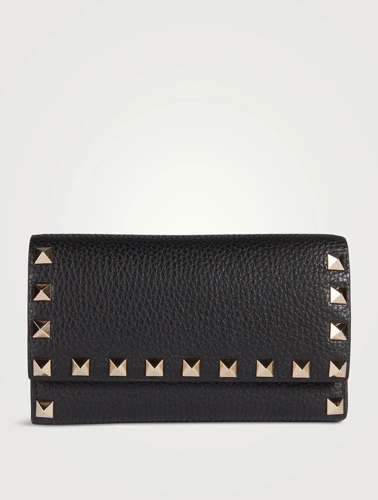 Rockstud Leather Wallet
