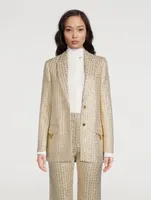 Bouclé V Optical Blazer