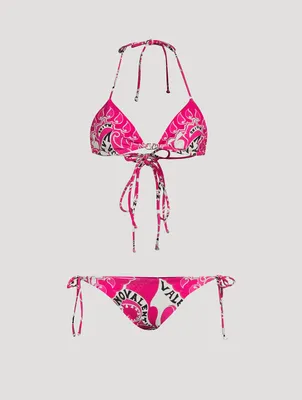 Bikini Set Bandana Print
