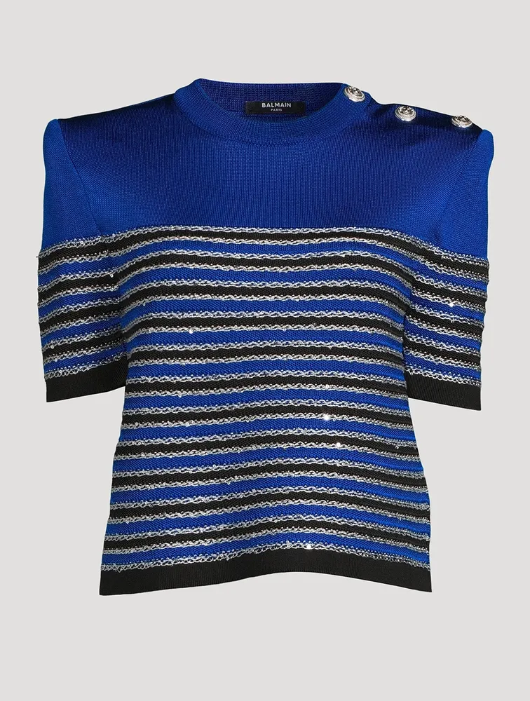 Striped Knit Top