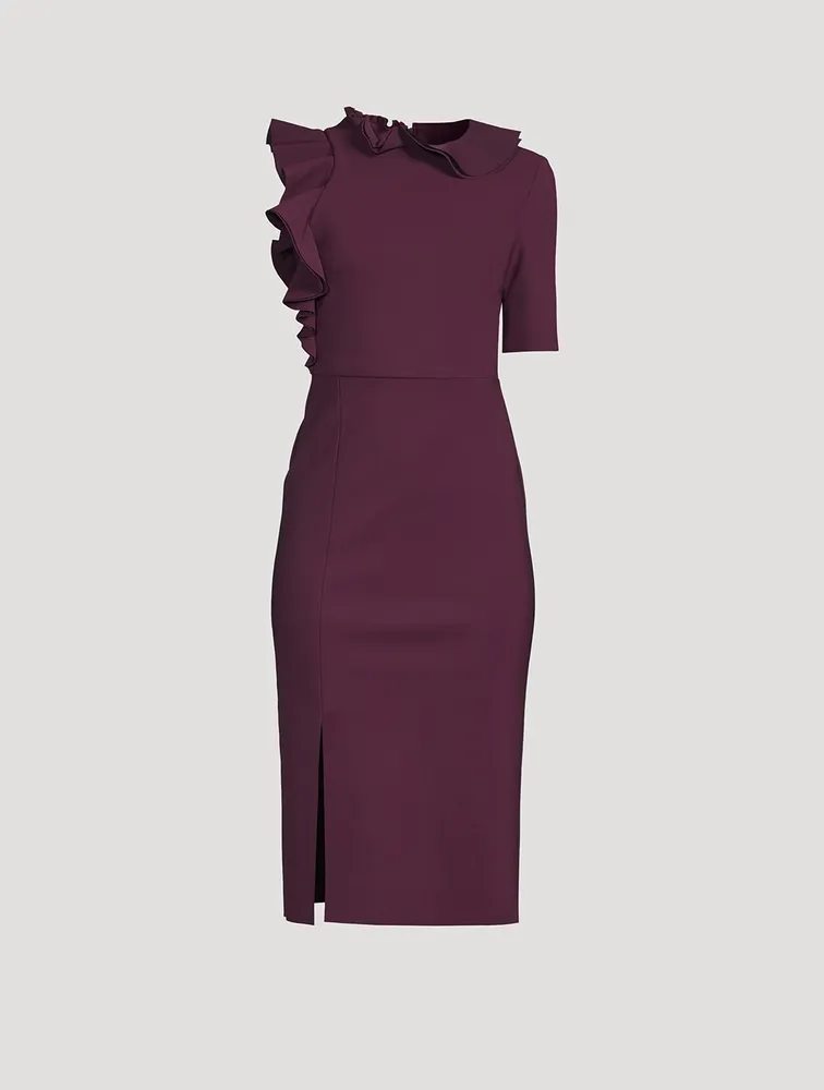 Adine Ruffled Sheath Dress