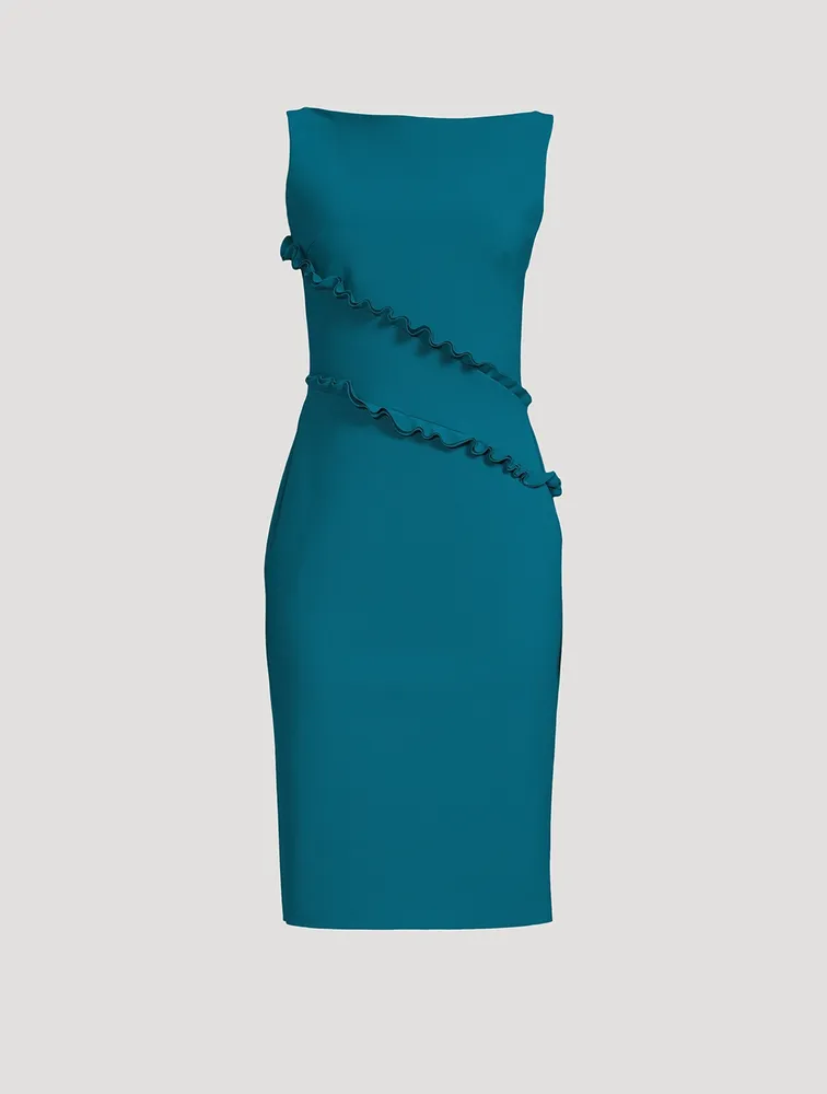 Enykai Ruffled Sheath Dress
