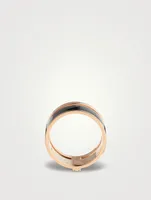 Berbère Chromatic 18K Rose Gold Two-Row Ring