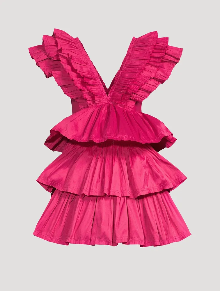 Rhythmic Ruffled Mini Dress