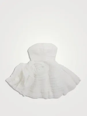 Expressive Ruffled Mini Dress