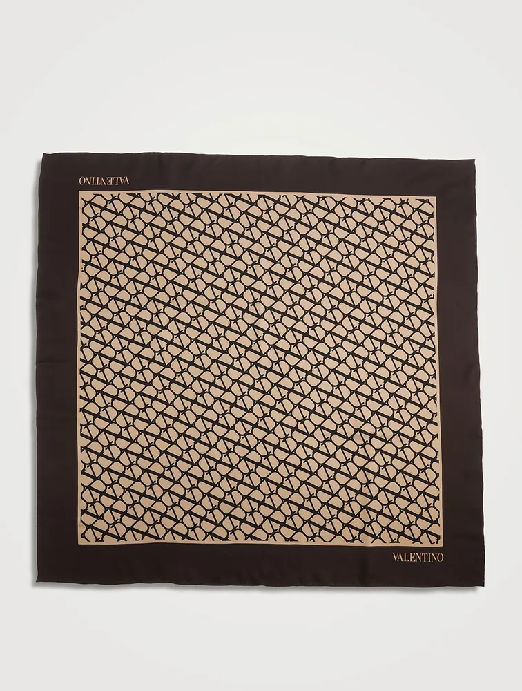 Allover VLOGO Silk Scarf