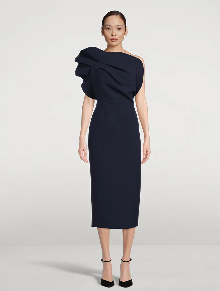 Aurora Asymmetric Midi Dress