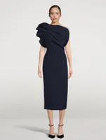Aurora Asymmetric Midi Dress