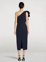 Aurora Asymmetric Midi Dress