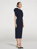 Aurora Asymmetric Midi Dress