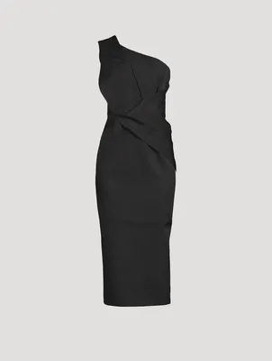 Luna One-Shoulder Midi Dress