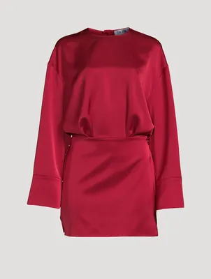 Satin Mini Dress