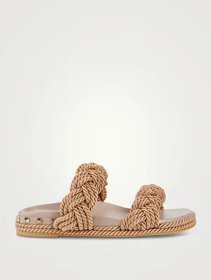 Braided Slide Sandals