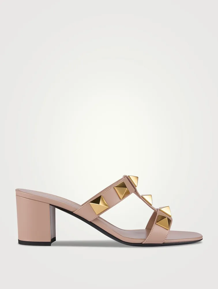 Roman Stud Leather Mules