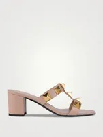 Roman Stud Leather Mules