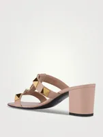 Roman Stud Leather Mules
