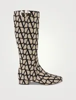 Toile Iconographe Knee-High Boots