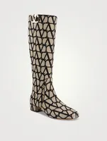 Toile Iconographe Knee-High Boots