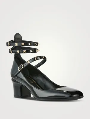Tan-Go Patent Leather Mary Jane Pumps