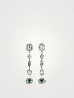 Crystal Evil Eye Earrings
