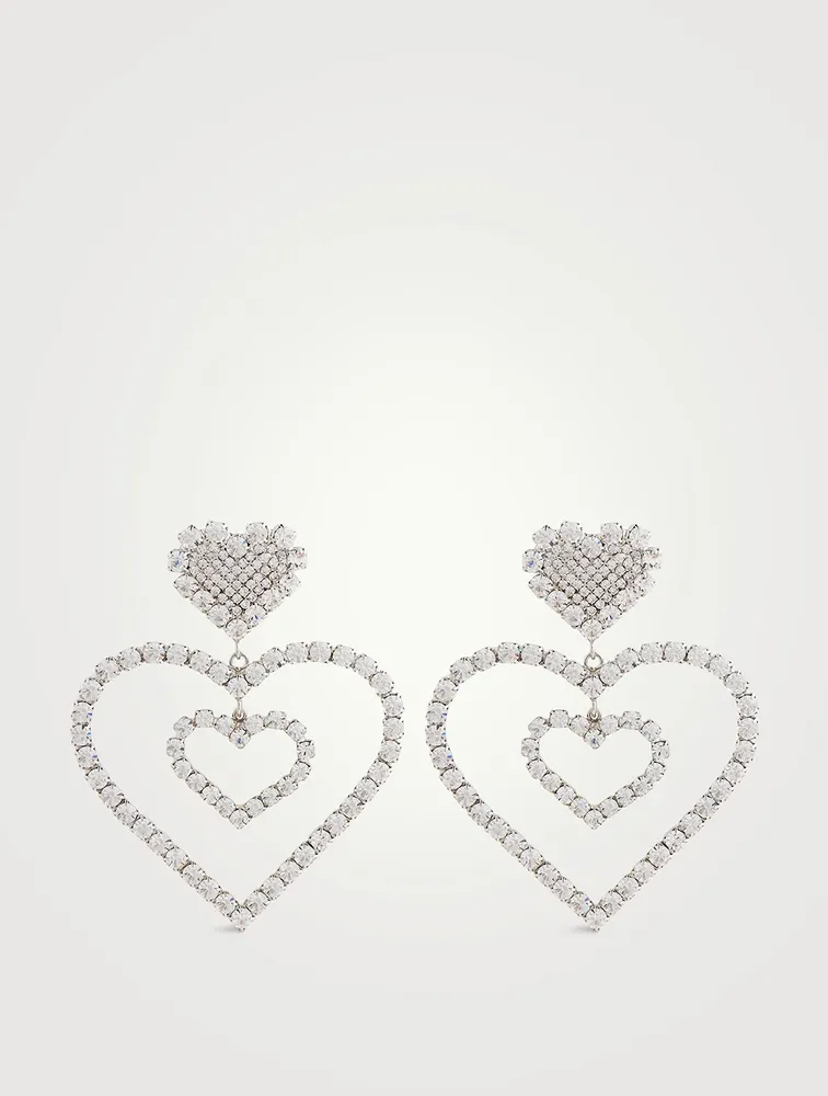 Double Hearts Earrings
