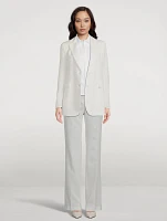Carl Cotton Silk Double-Face Straight-Leg Trousers