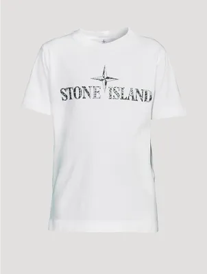 Cotton T-Shirt With Camo Logo