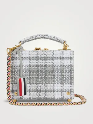 Micro Tweed Box Bag