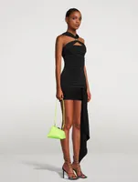 Midnight Satin Clutch