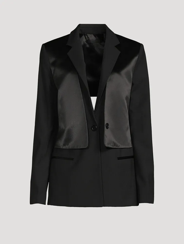 Cut-Out Blazer