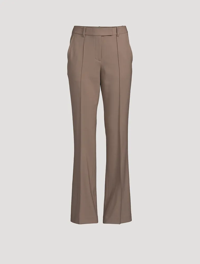 Straight-Leg Trousers