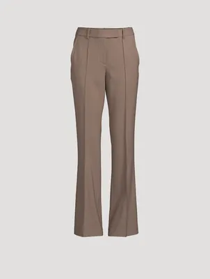 Straight-Leg Trousers