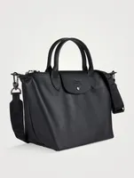 Small Le Pliage Xtra Leather Top Handle Bag