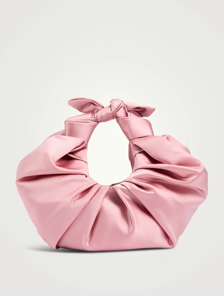 Kiku Satin Croissant Bag