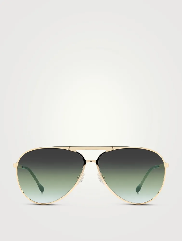 Wild Metal Aviator Sunglasses