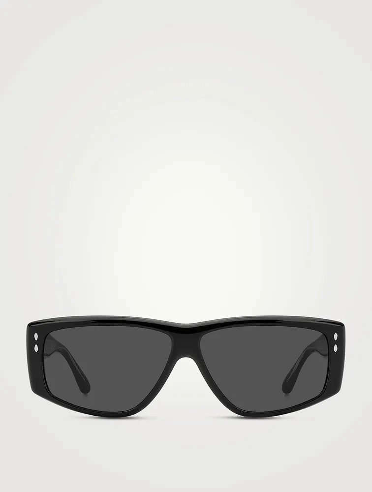 Bombé Rectangular Sunglasses