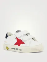 Baby May School Leather Sneakers