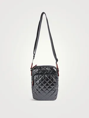 Metro Metallic Crossbody Bag