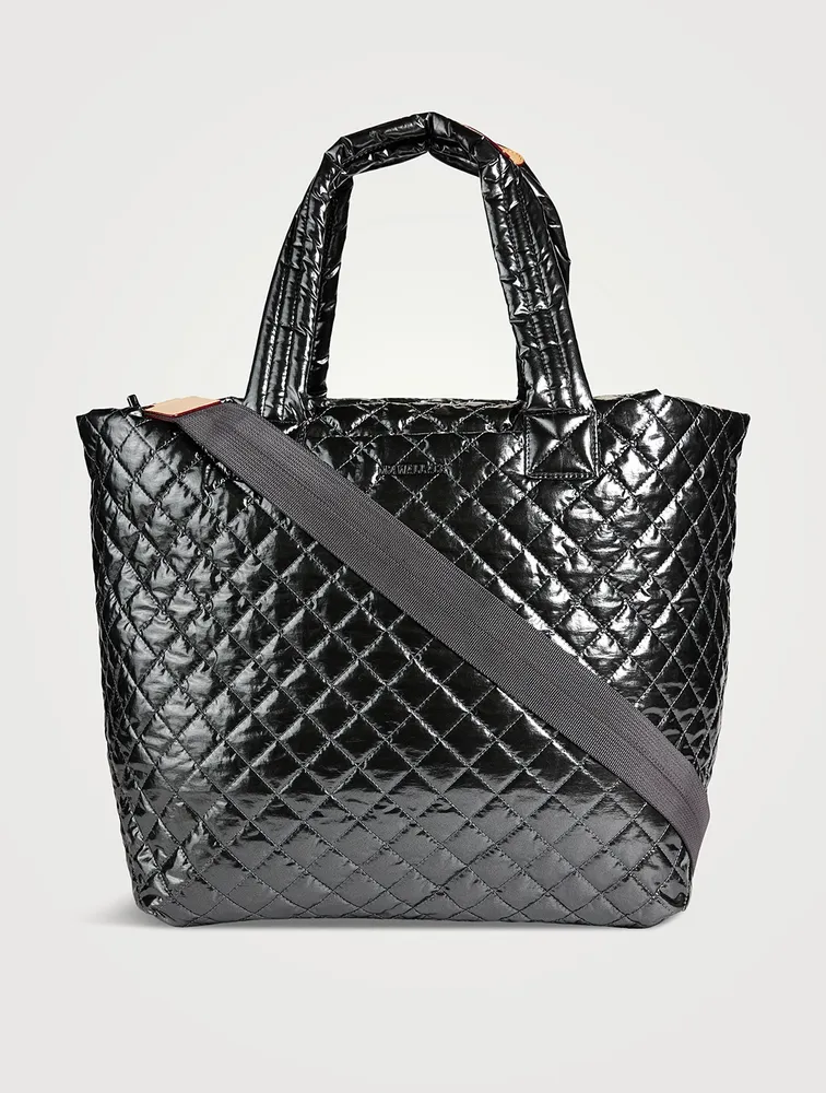 Large Metro Deluxe Metallic Tote Bag