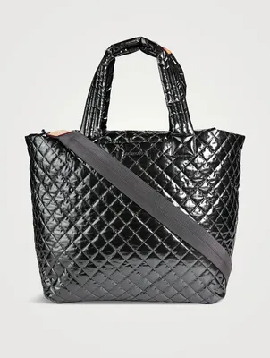 Large Metro Deluxe Metallic Tote Bag