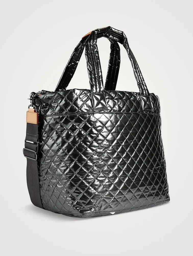 Large Metro Deluxe Metallic Tote Bag