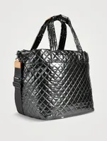 Large Metro Deluxe Metallic Tote Bag