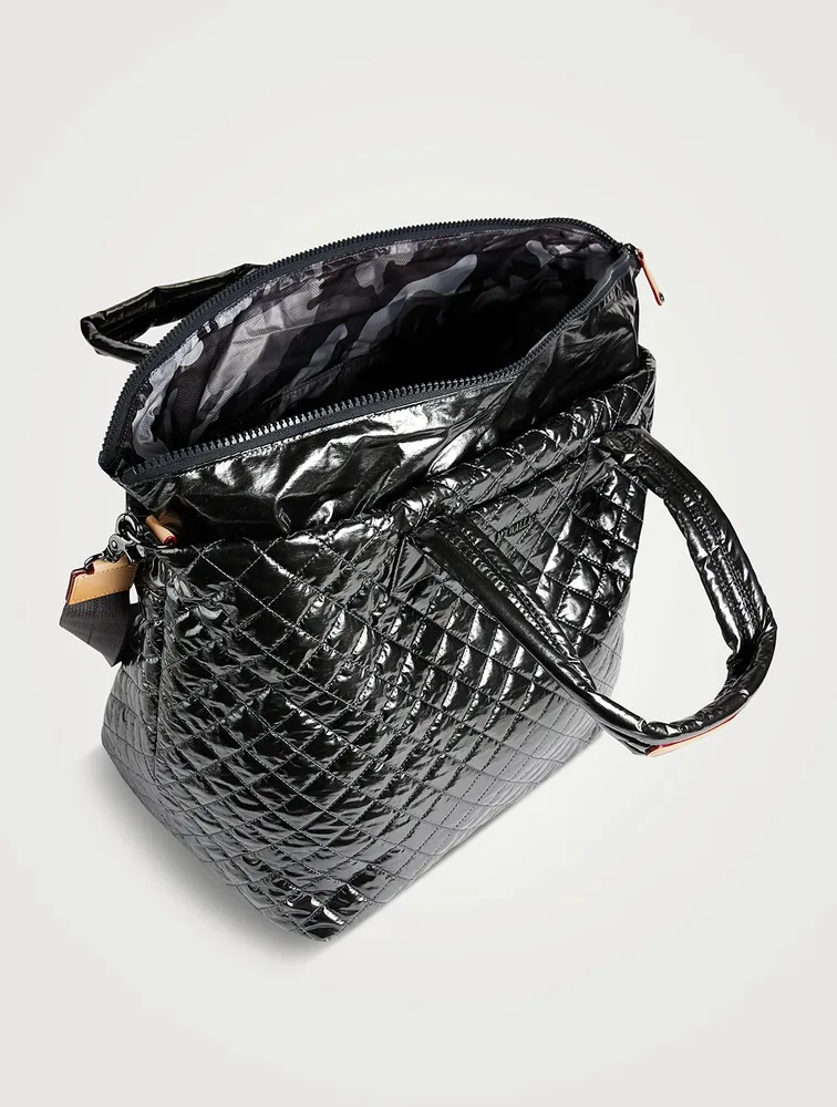 Large Metro Deluxe Metallic Tote Bag